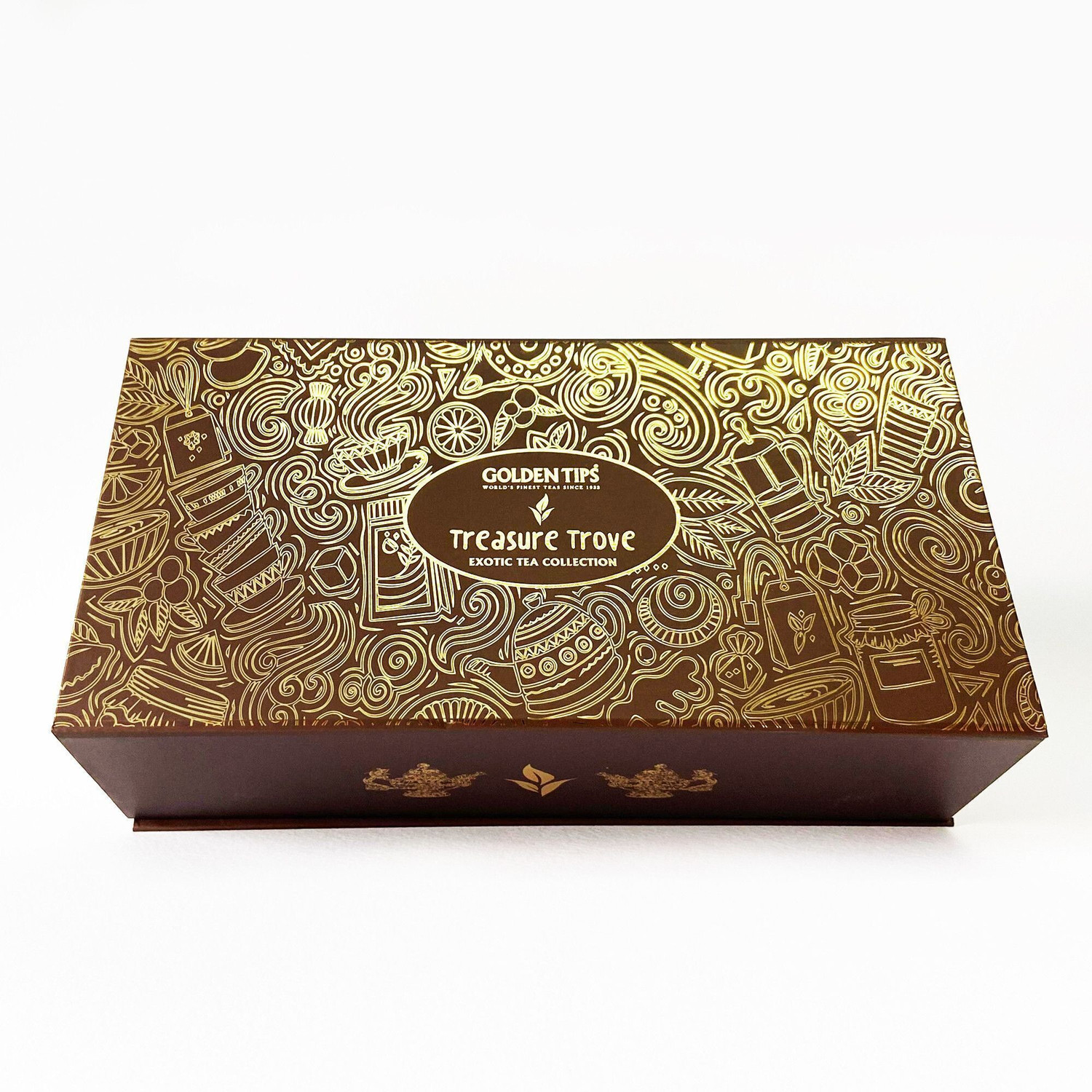 Image of Golden Tips Darjeeling Tea, Darjeeling Green Tea and Masala Chai Spices Tea Festive Gift Box