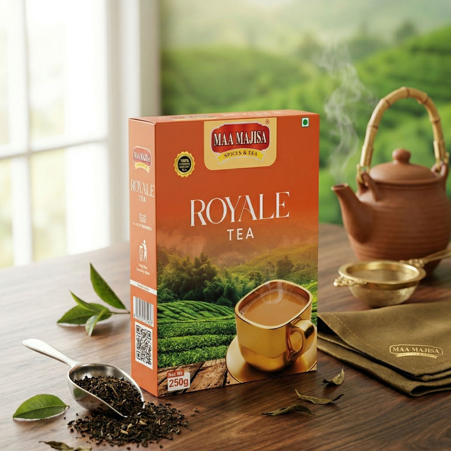 Image of MAAMAJISA Assam Premium Strong Royal Tea Kadak Chai Tea Box
