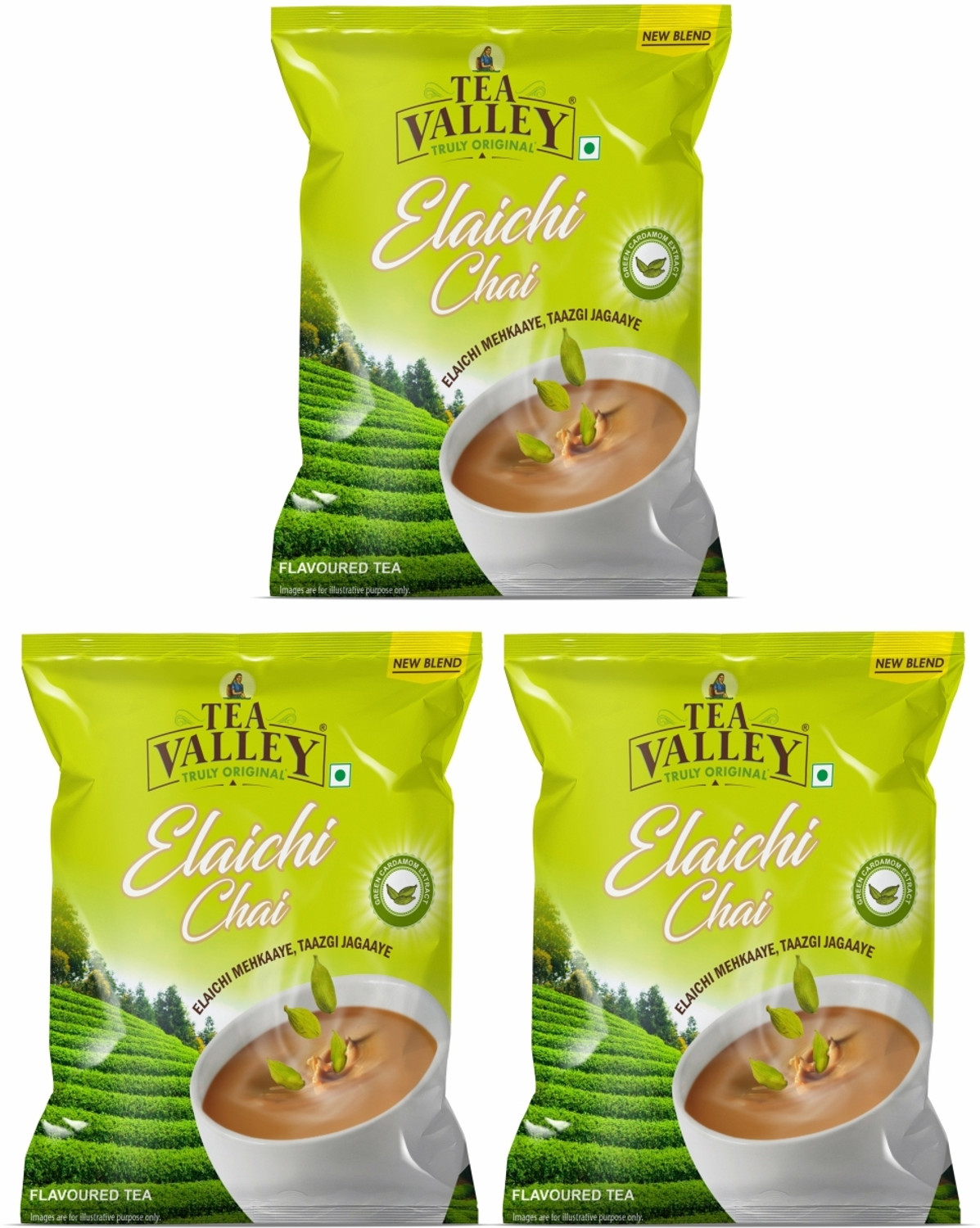 Image of Tea Valley Elaichi Tea 250gm Cardamom Tea Pouch