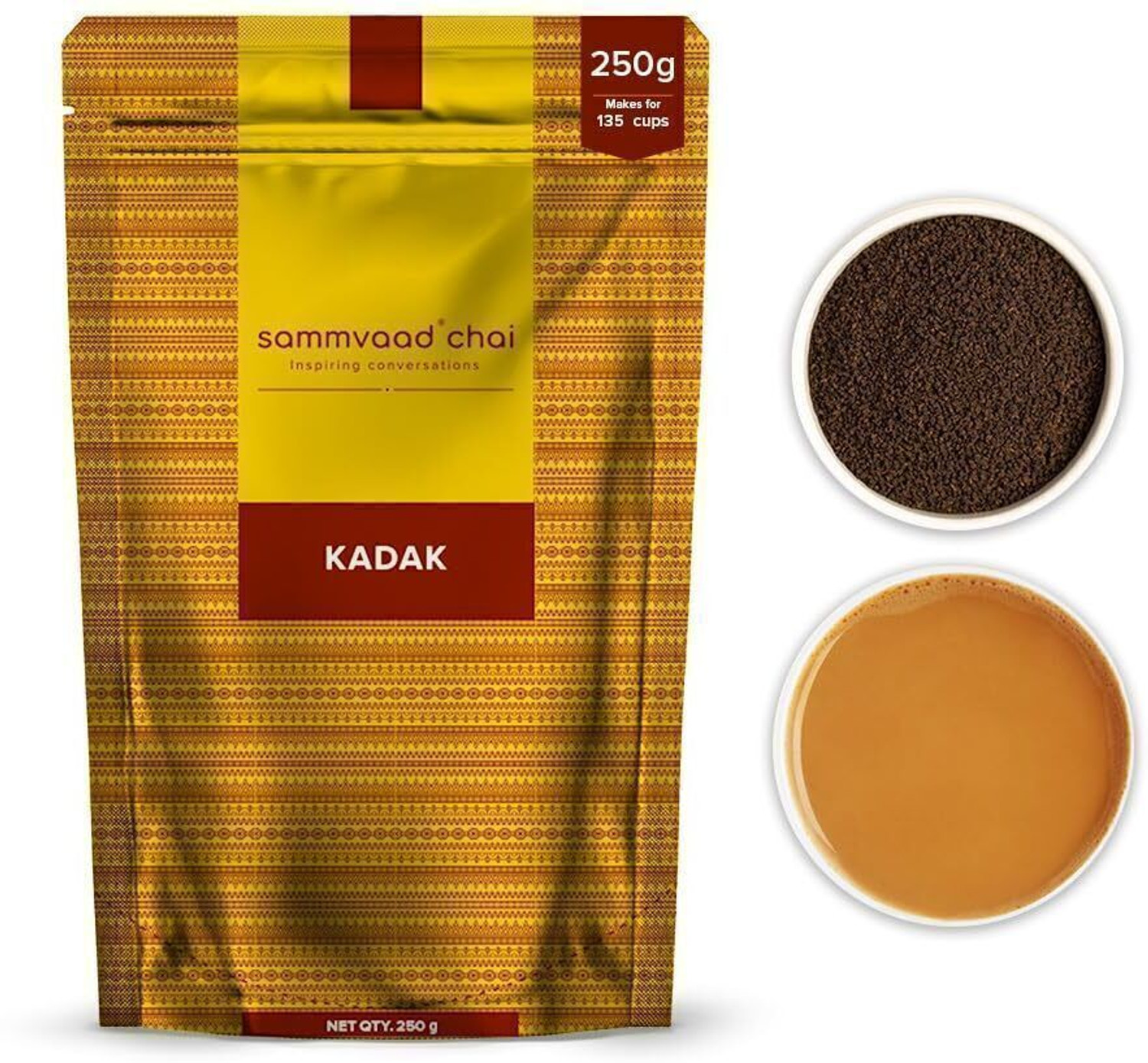 Image of Sammvaad Kadak Assam CTC Tea Black Tea Pouch