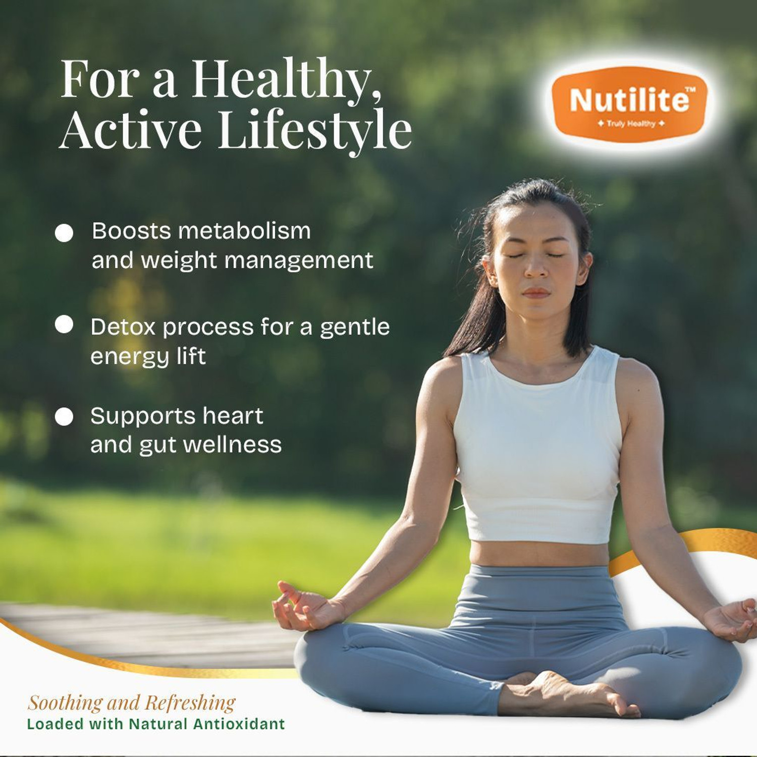 Image of Nutilite Honey Lemon Green Tea Bags│Slimming Green Tea for Boost Immunity and Digestion│ Honey, Lemon Green Tea Bags Box