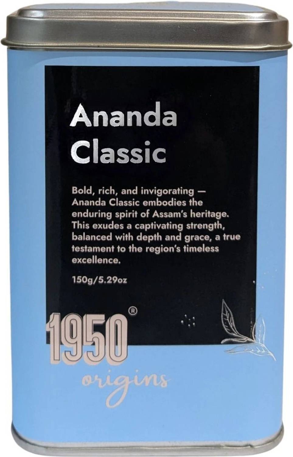1950 Origins Ananda Classic | Premium Black tea | Pure Assam CTC Tea Leaves Loose-Leaf Tea Black Tea Tin