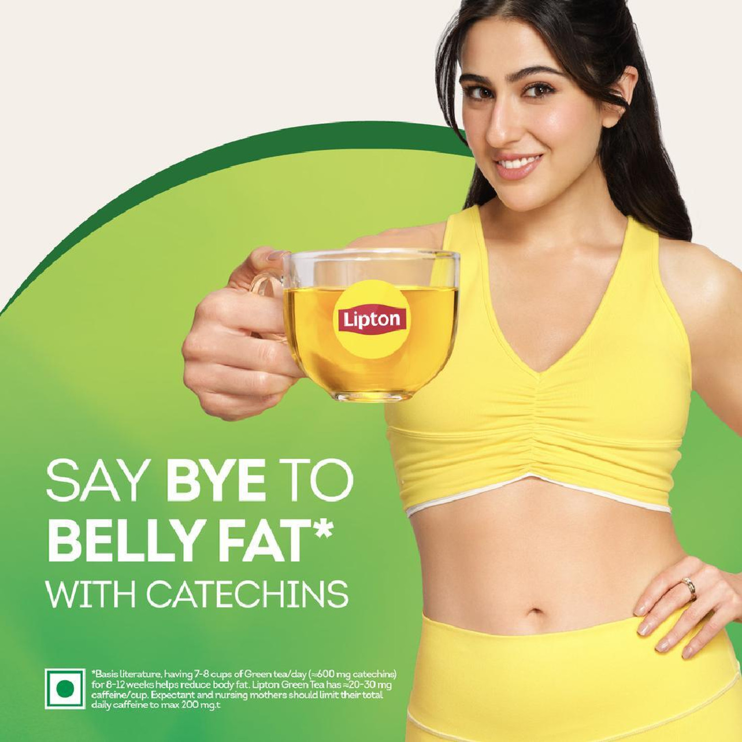 Image of Lipton Clear & Light Lemon Green Tea Bags Box