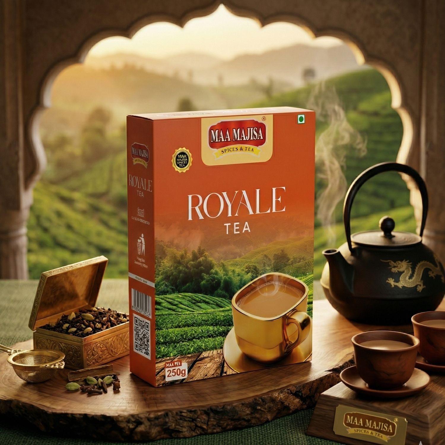 Image of MAAMAJISA Assam Premium Strong Royal Tea Kadak Chai Tea Box