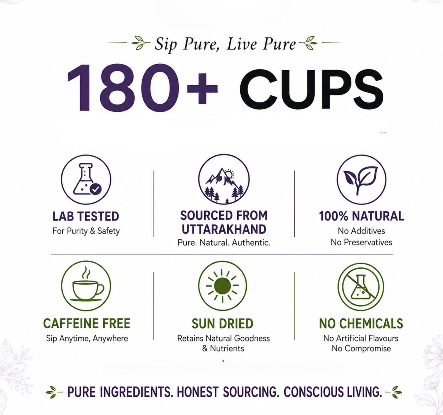 Image of Salt & Sip 3 in 1 Combo | Chamomile Tea 30g, Hibiscus Tea 50g, Butterfly Pea Flower Tea 30g Chamomile, Hibiscus Herbal Tea Plastic Bottle