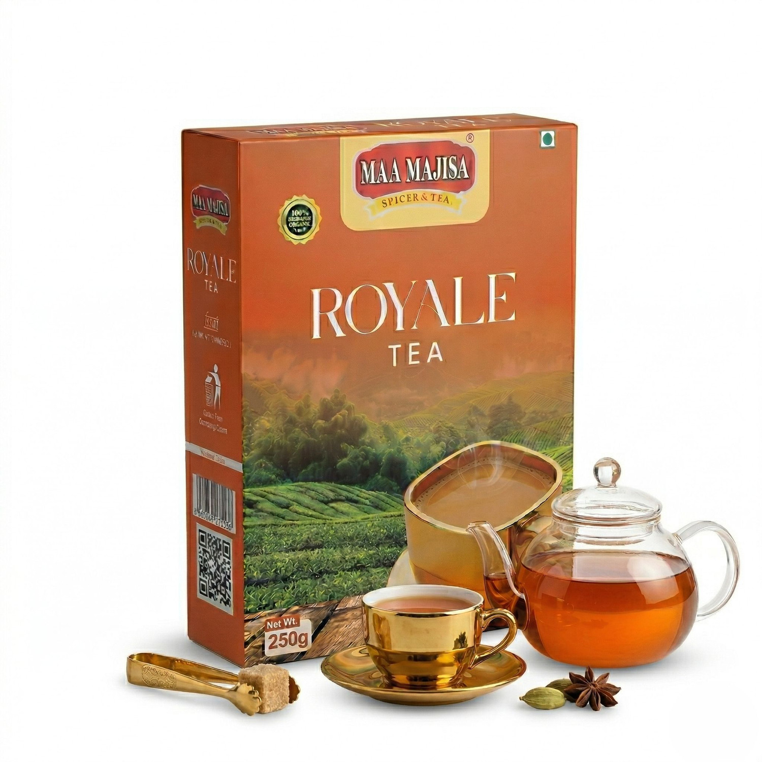 Image of MAAMAJISA Assam Premium Strong Royal Tea Kadak Chai Tea Box