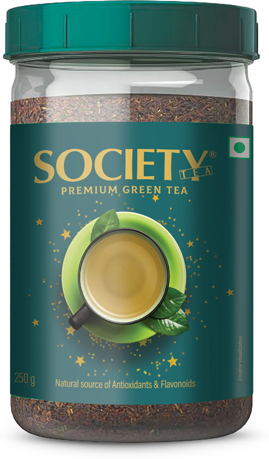 Image of Society Premium Green Tea Plastic Bottle (250 g)
