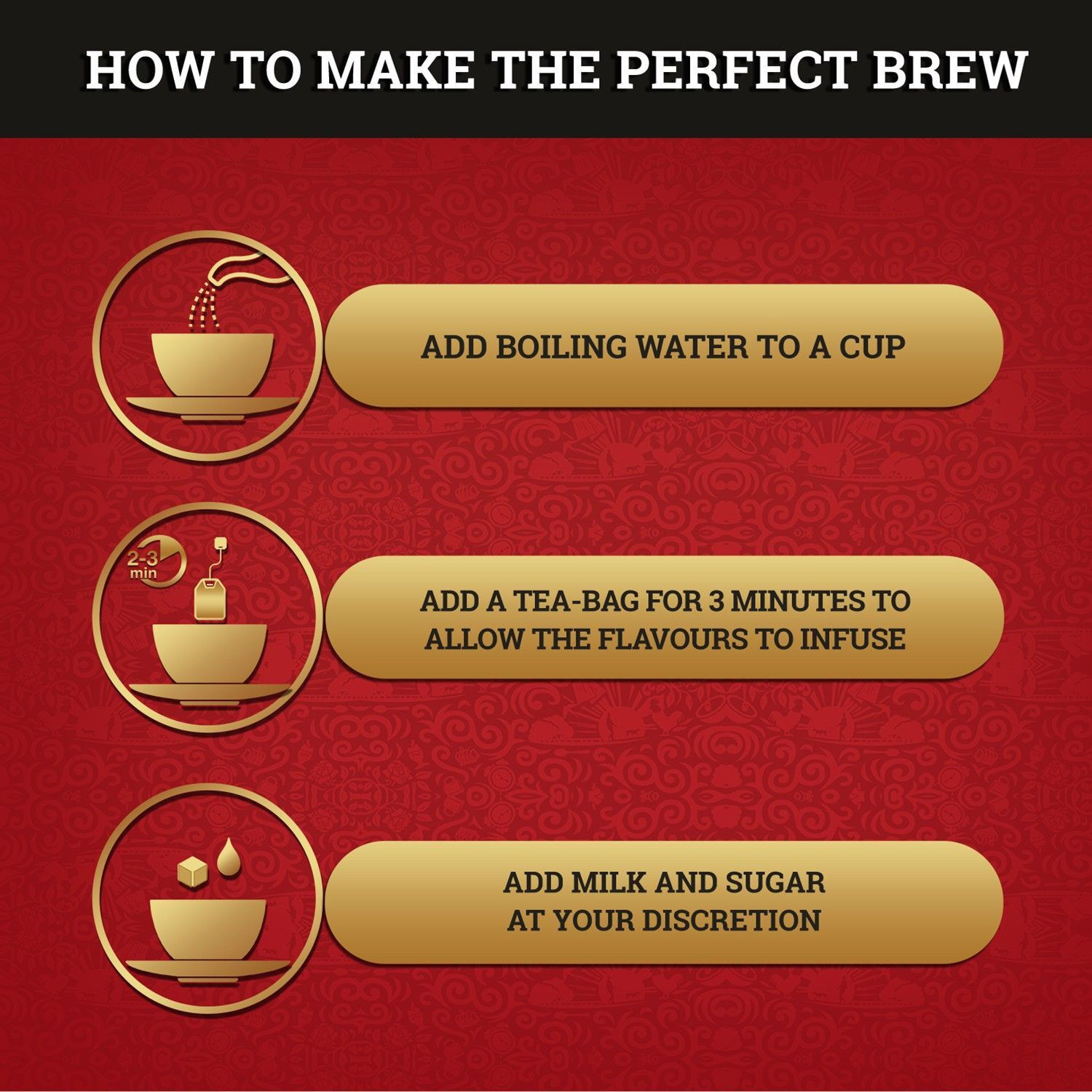 Image of TWININGS English Breakfast Tea, Premium, English Classic Range, Medium Strength, Rich Flavour Black Tea Bags Box