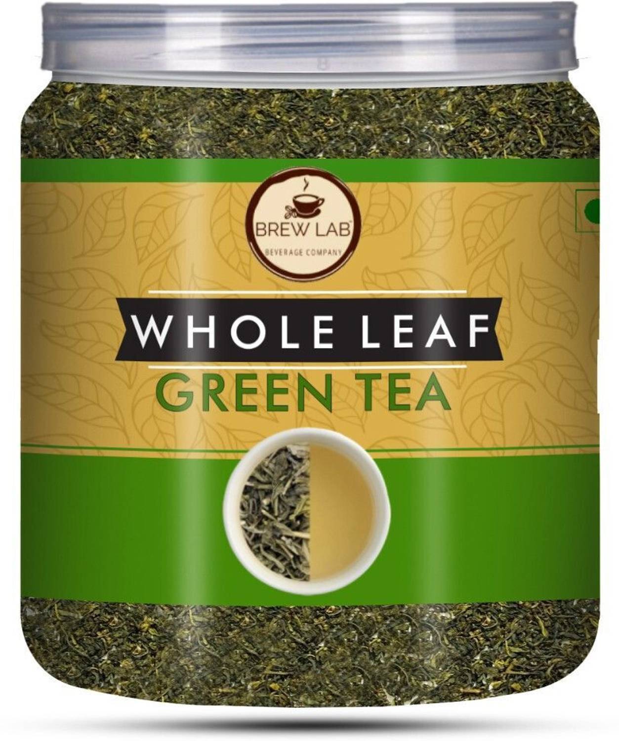 Brew Lab Assam Whole Leaf Green Tea 250 Gm | Green Tea Loose Leaf Enriched with Anti-Oxidants | Green Tea Leaves | Loose Green Tea | Good for Weight Loss Green Tea Vacuum Pack