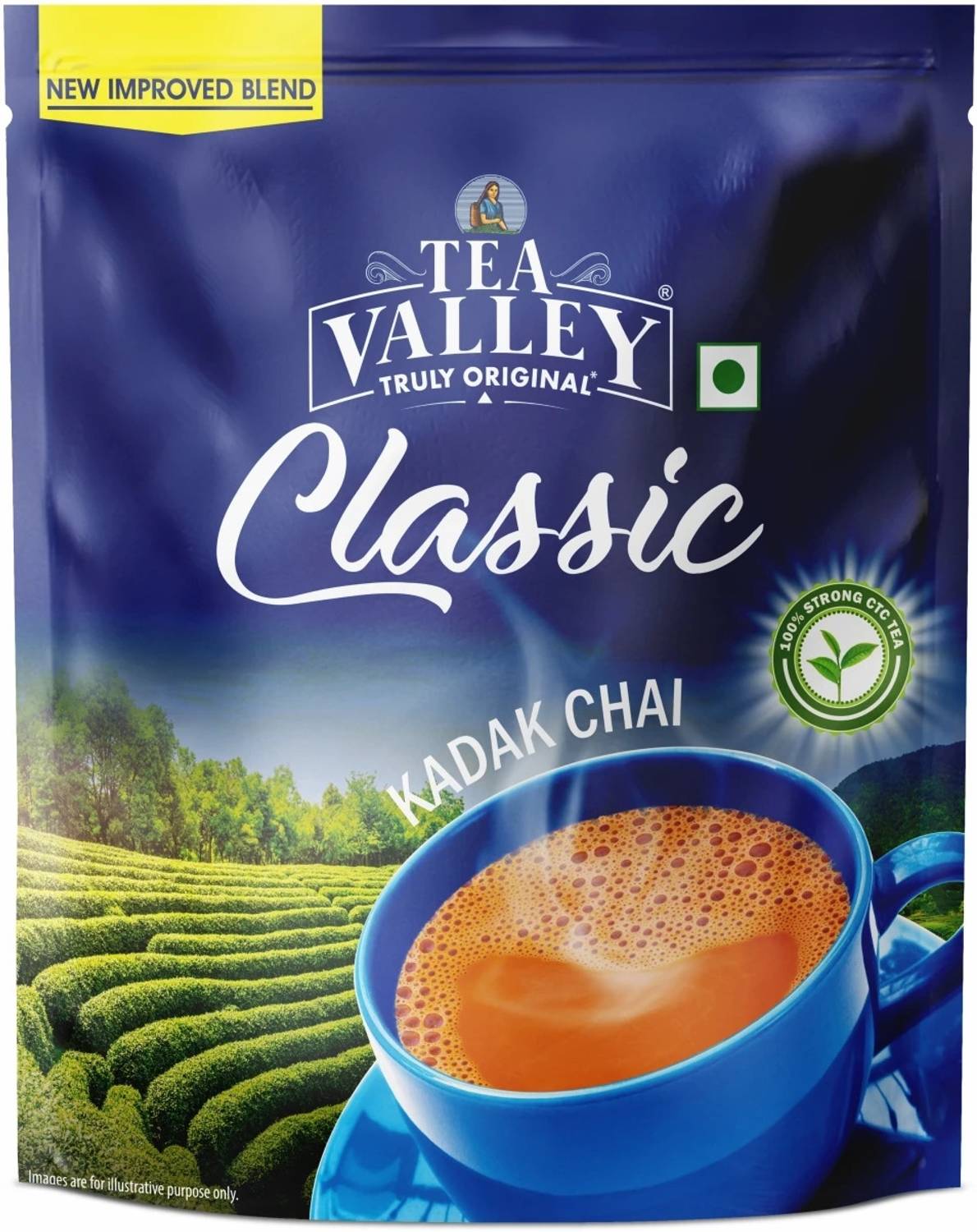 Tea Valley Classic-1Kg Black Tea Pouch (1 kg)