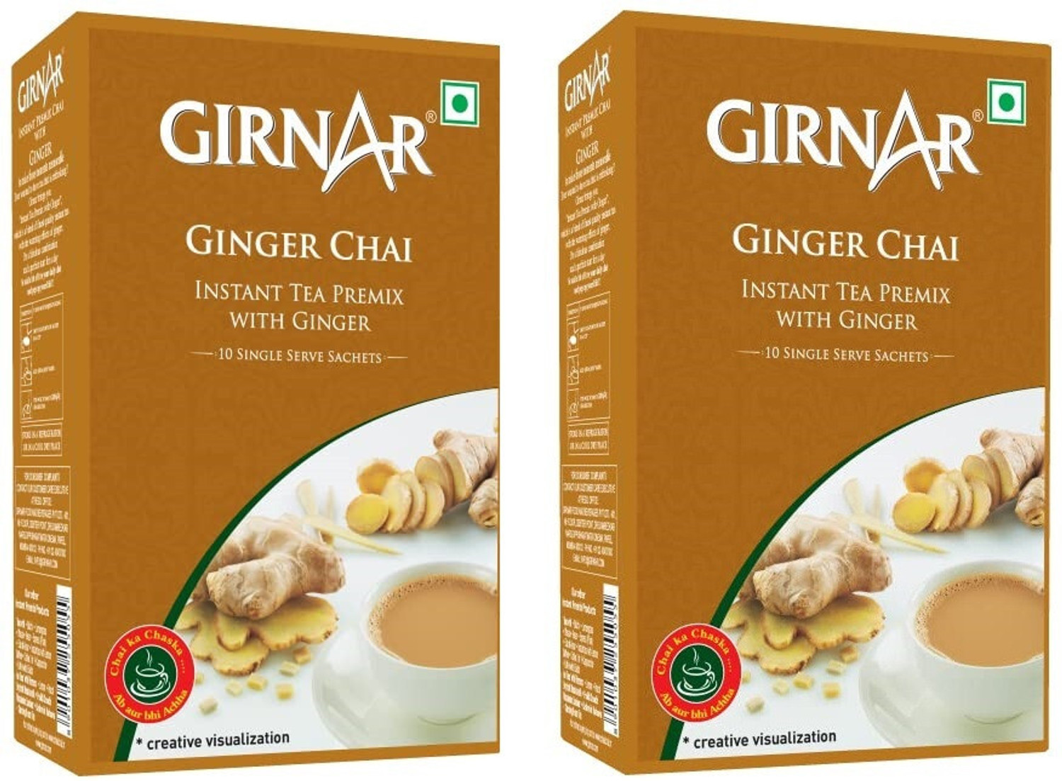Image of Girnar ginger tea Ginger Instant Tea Box
