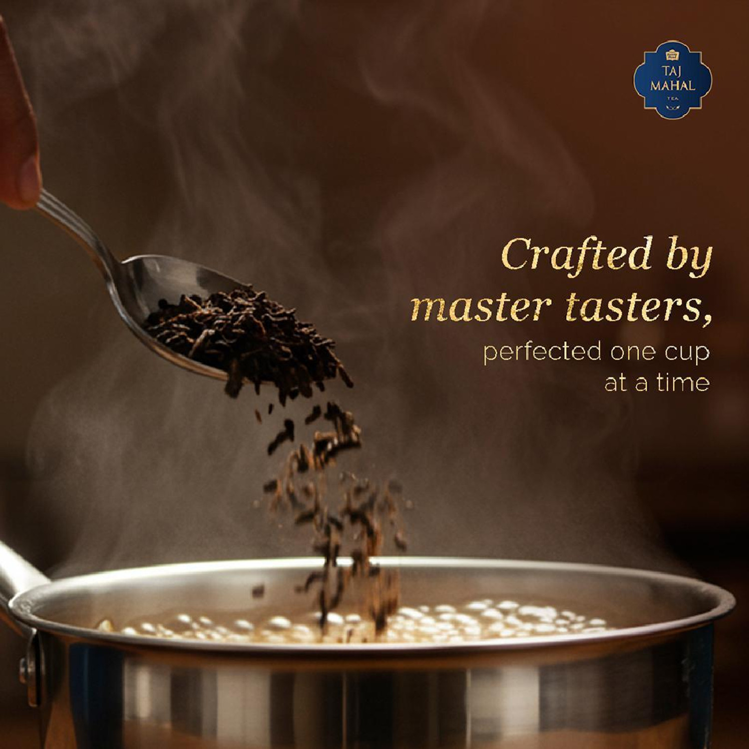 Image of Taj Mahal Tea 100 g- Rich and Flavourful Chai - Premium Leaf Tea Black Tea Box