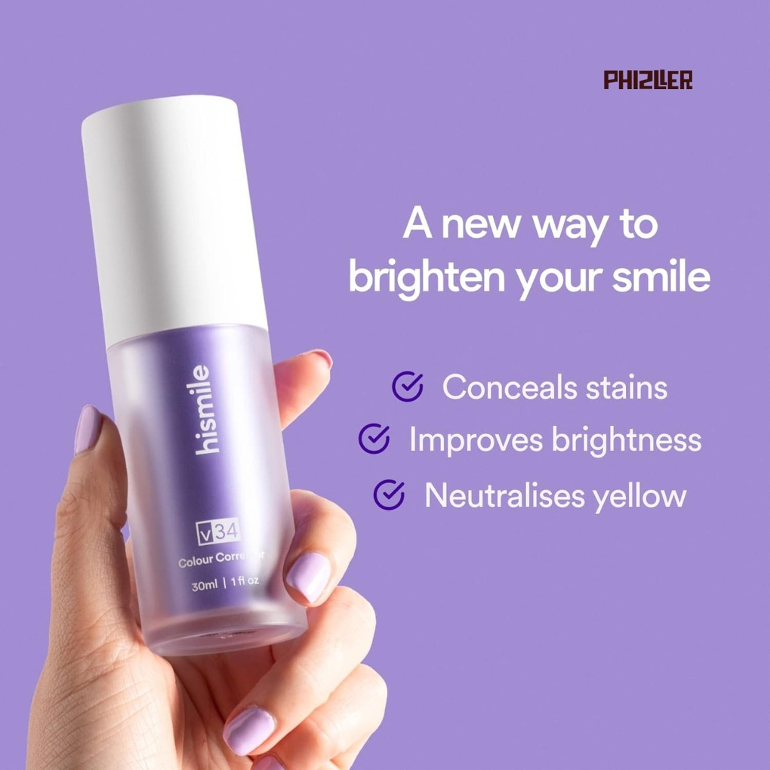 Image of phizller hismile V34 Tooth Brightening Color Gel for Instant Whitening Look Teeth Whitening liquid