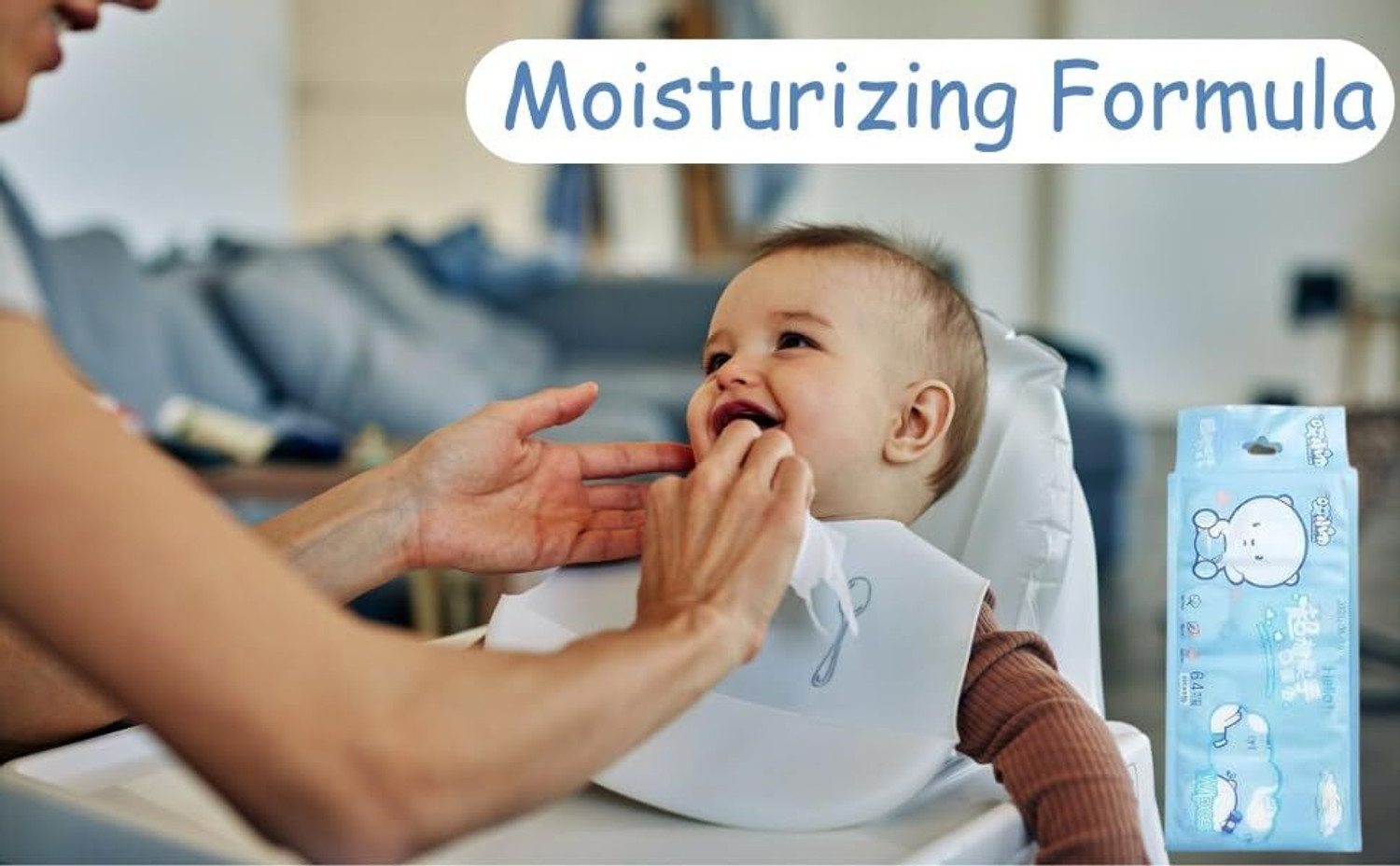 Image of Lozenge Mini Wet Wipes Teeth Wipe