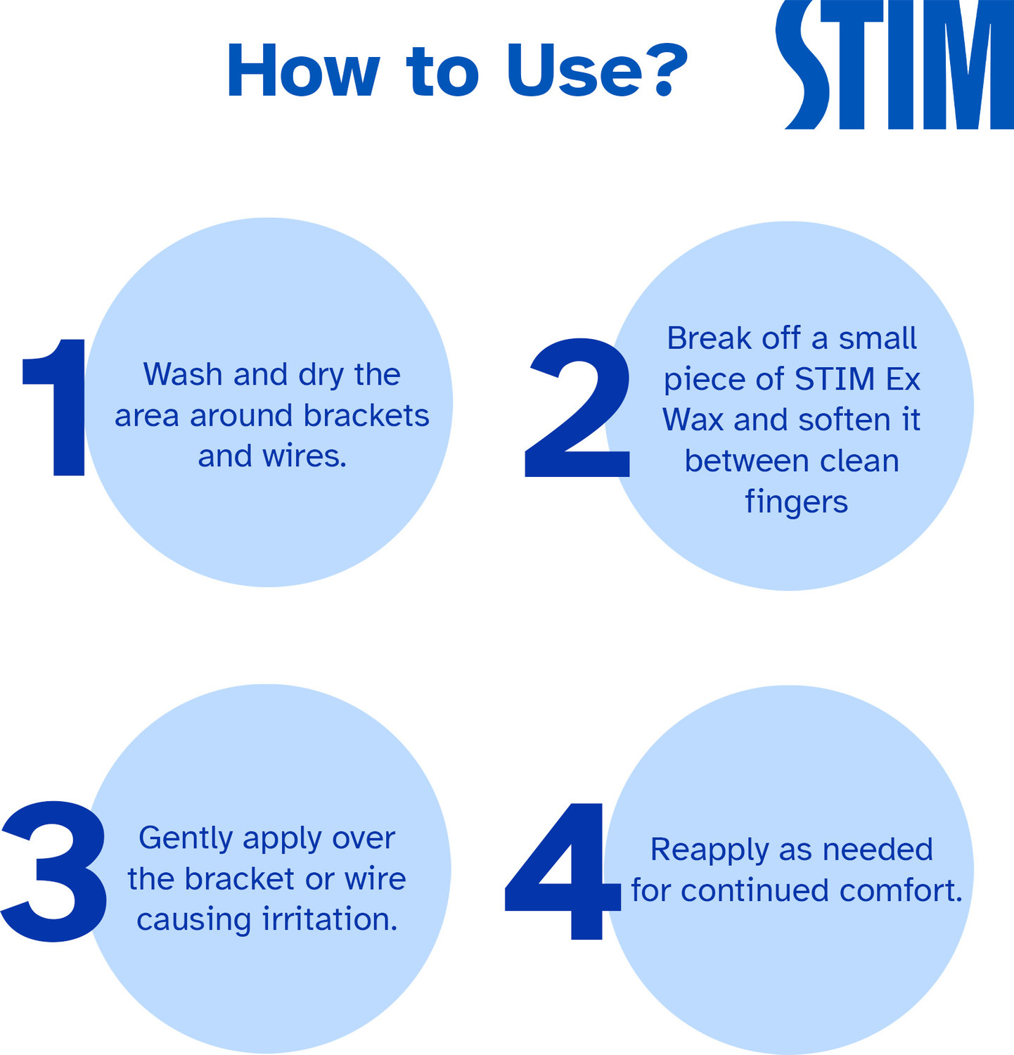 Image of STIM Ex Wax Strips for Braces, Retainers & Aligners | Teeth Wipes (Pack of 3) Teeth Wipe