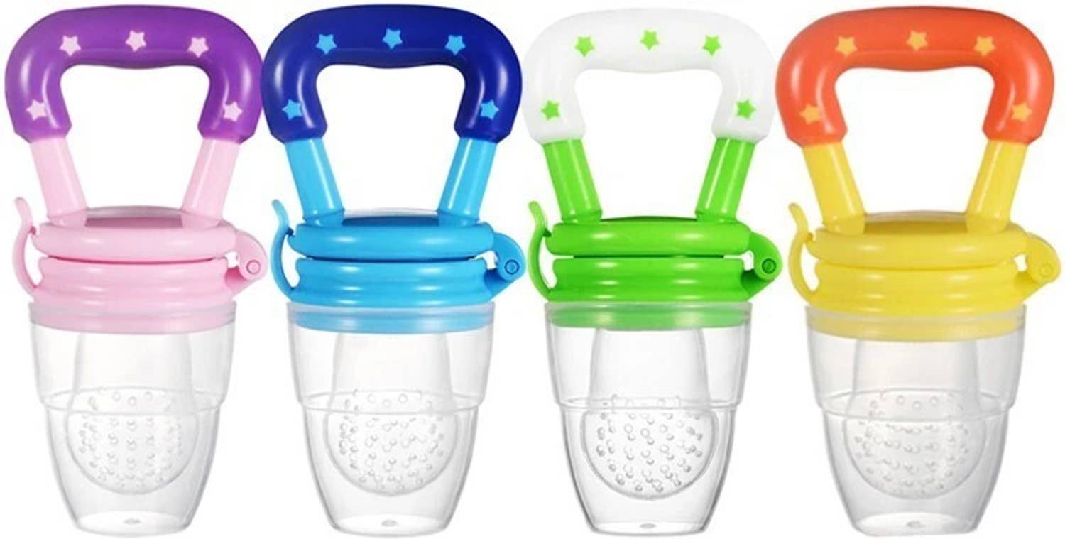 Ashwanizon Fresh Fruit Food Baby Nipple Feeding Safe Fruit Feeder Nipples Feeding for Infant Supplies Nipple Teat Pacifier Bottles Teether and Feeder