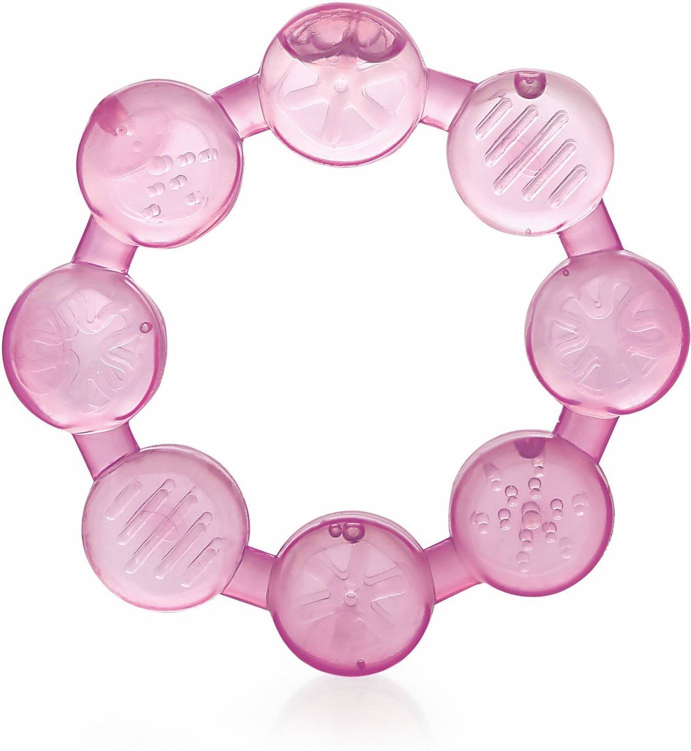 Beebaby Ring Water Filled Teether with Carry Case, Cooling Teether, BPA free 3M+ Teether