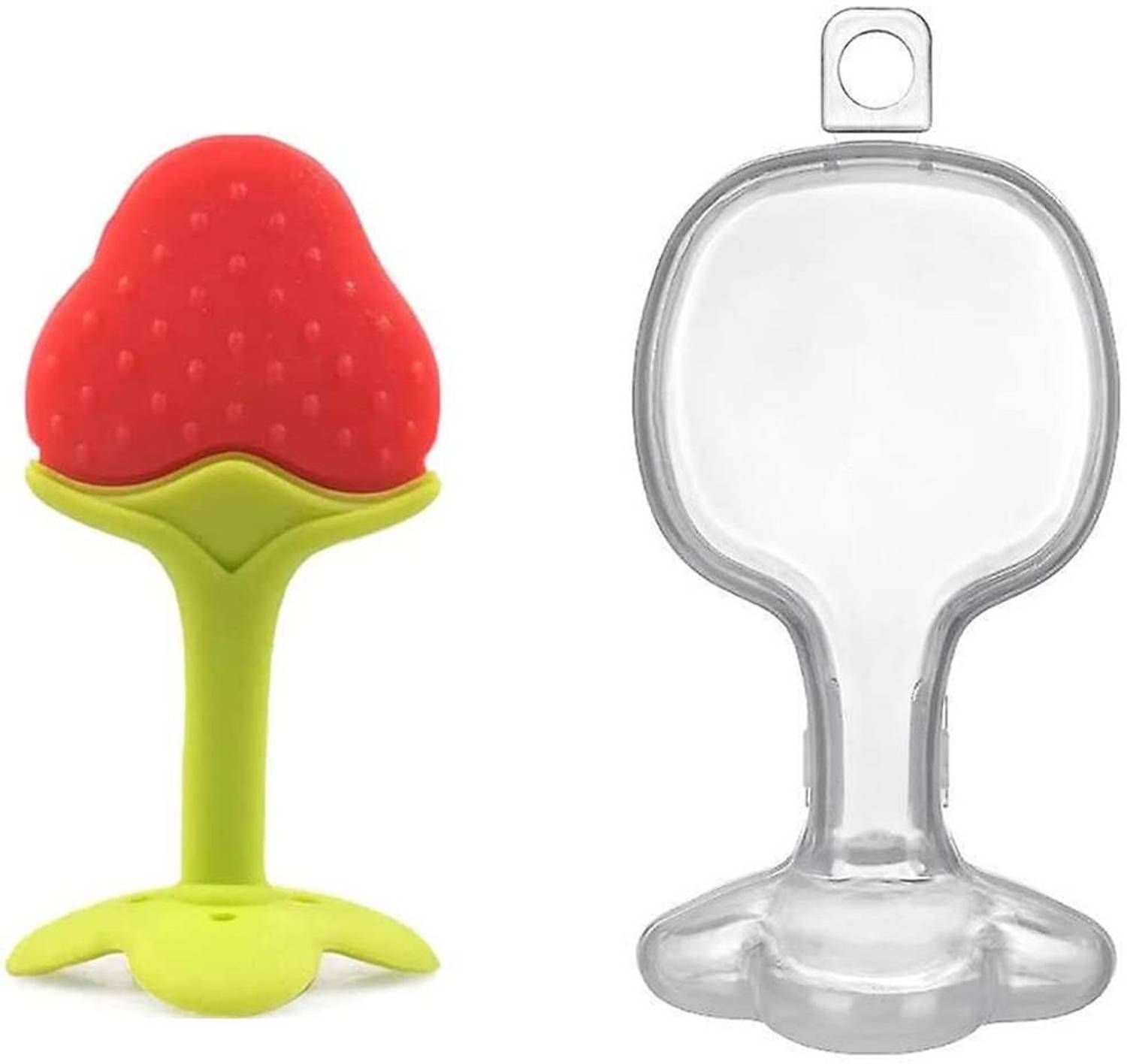 APARAJ Teething Silicone BPA Free Natural Organic Freezer Safe Teethers Teether