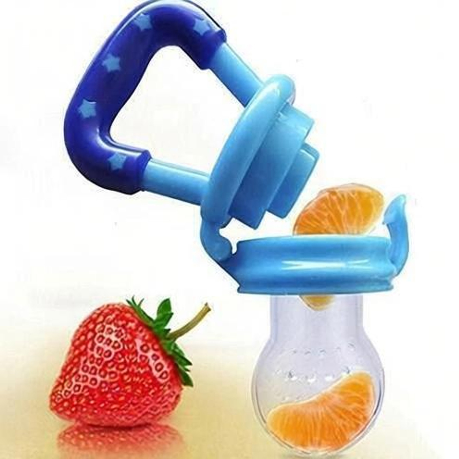 Image of Wolfano Vegetable and Fruit Nibbler Teether and Feeder (Multicolor)