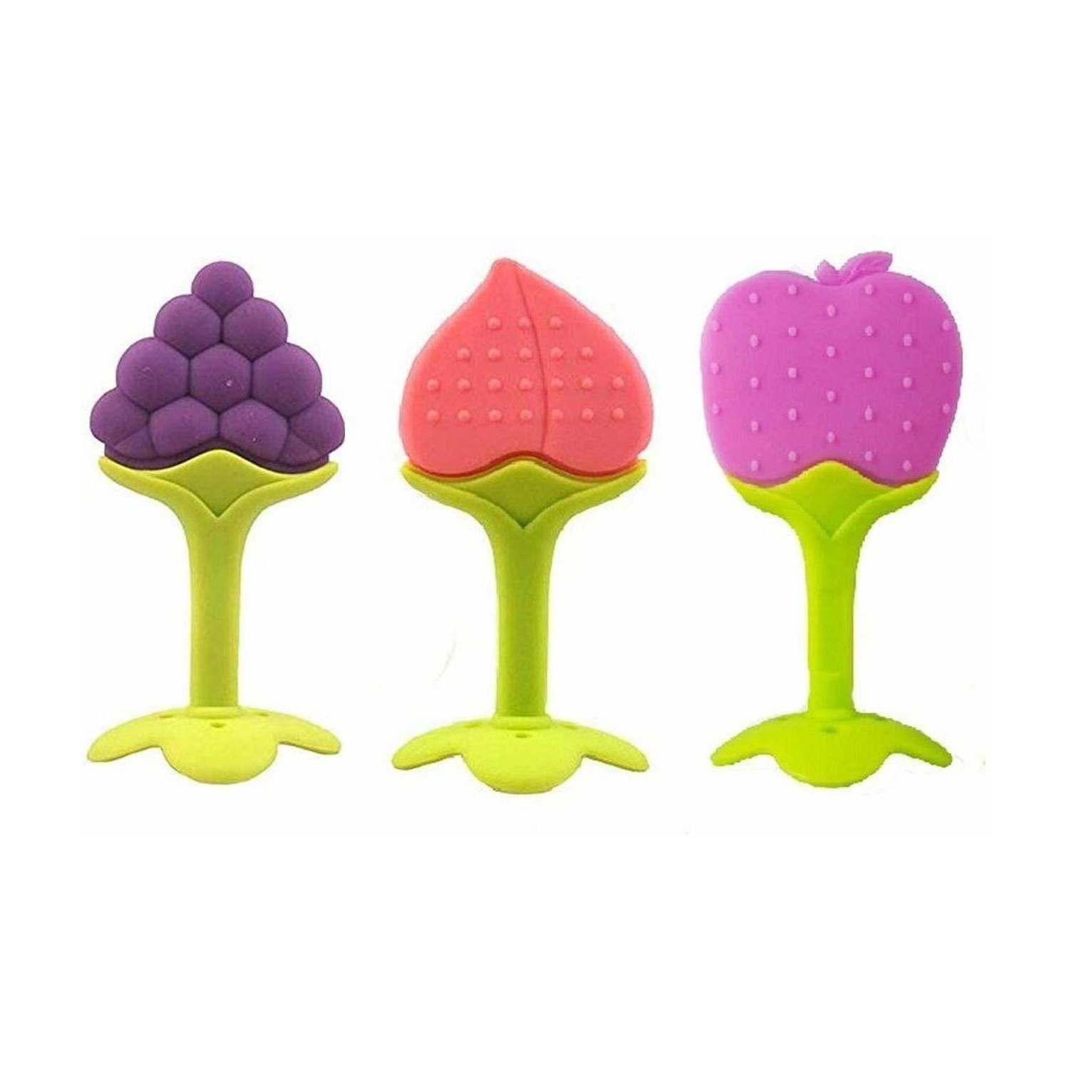 Atipriya Non Toxic Toddler and Infant Baby Tooth Baby Toy Textured Silicone Teether
