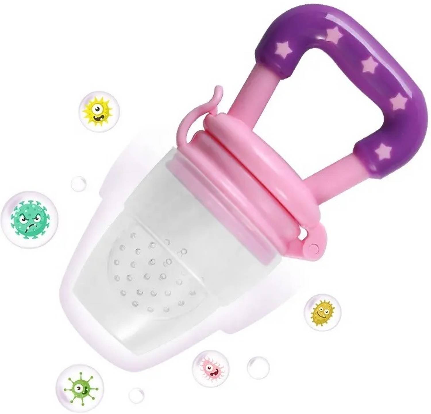 AloneFit Fresh Fruit Milk Feeding Baby Fruit Feeder Nipple Kids Fruit Nipple (1) Teether and Feeder