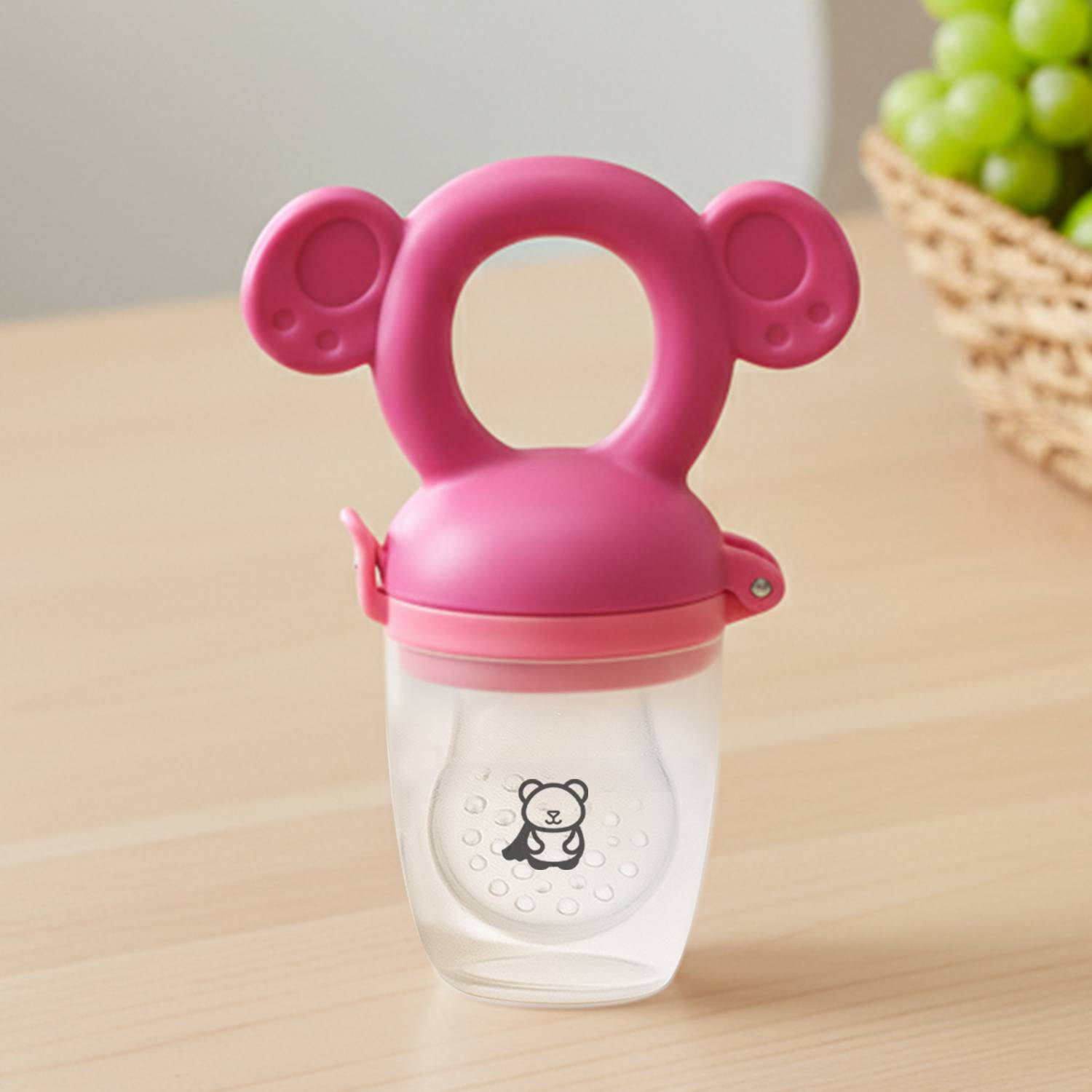 BabyPro Silicone Food/Fruit Nibbler with Extra Mesh, Soft Pacifier & Feeder