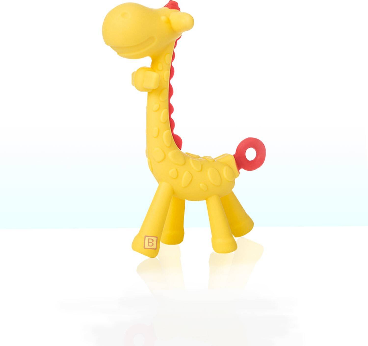 Bembika International Teether - Shape Giraffe Yellow Teether