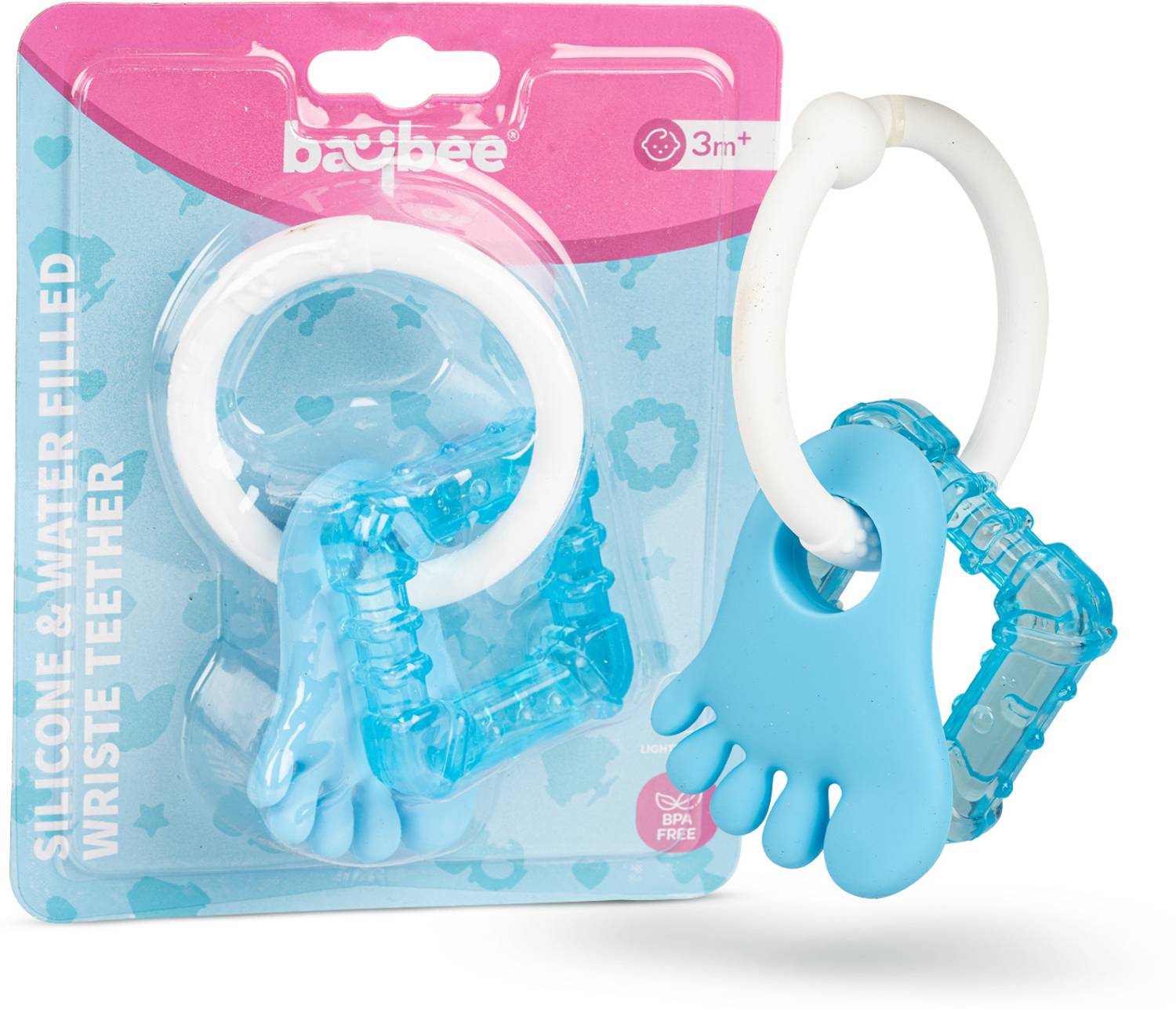 baybee Baby Rattles Ring Silicon Teether Toys for Babies with Smooth Edges 3-12 Months Teether
