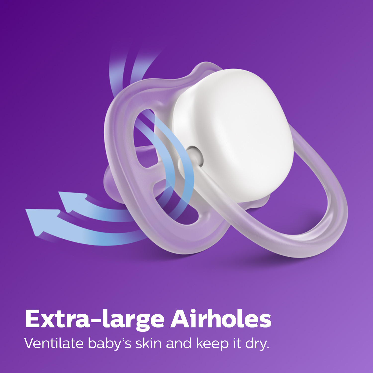 Image of Philips Avent Ultra Air Soother | SCF085 /59 | 0-6M | 98% acceptance* | Pack of 2 Soother
