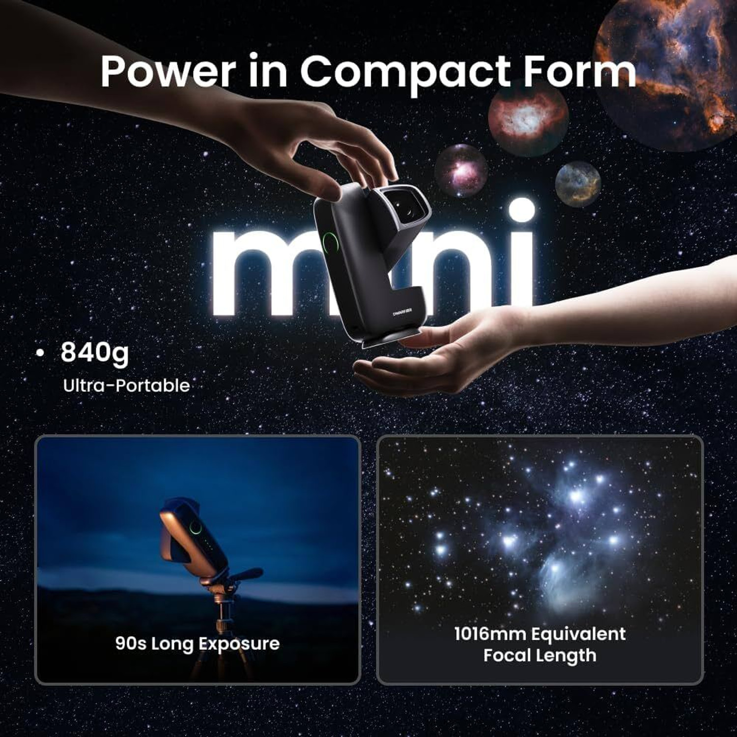 Image of DWARFLAB Dwarf Mini Smart Telescope Refracting Telescope