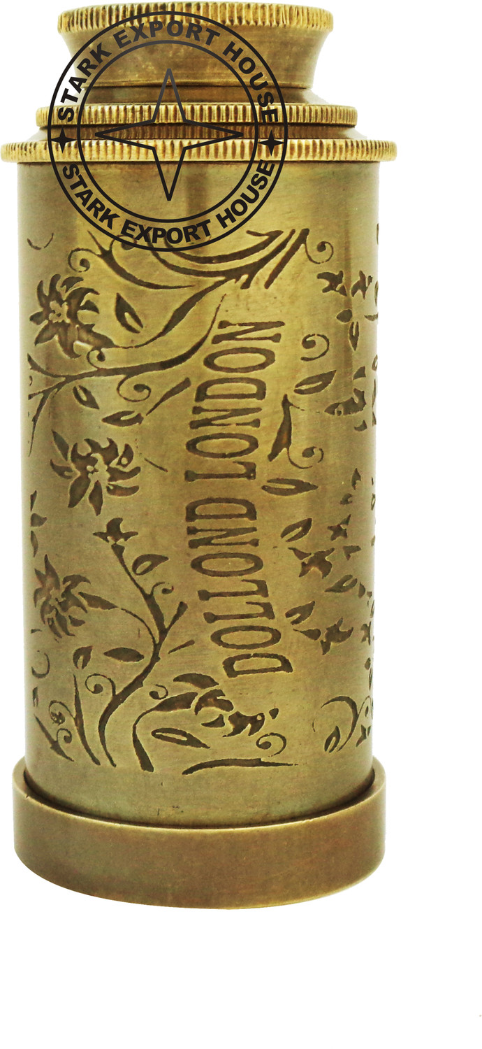 Image of Stark Export House Antique Brass Telescope Binoculars 6-inch Catadioptric Telescope