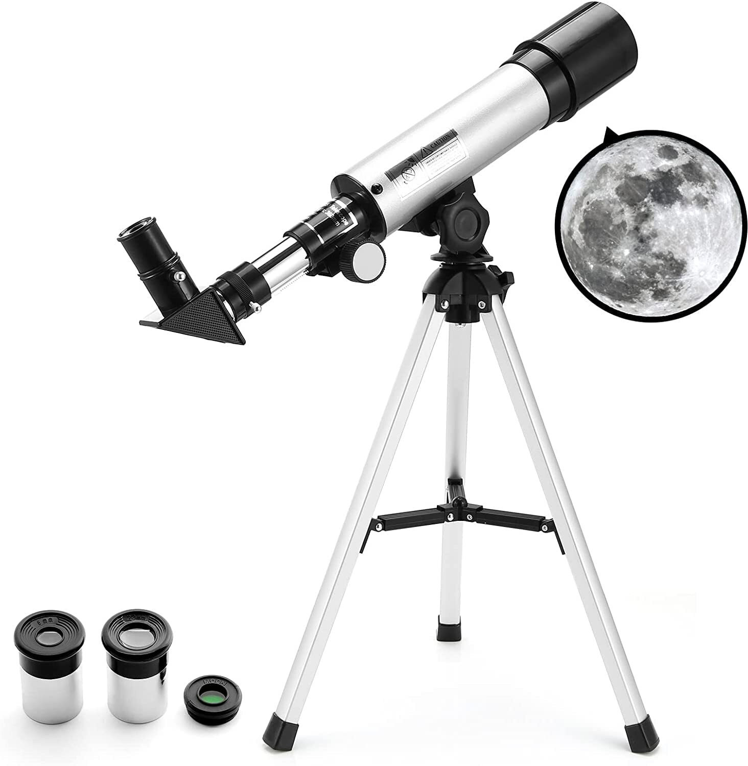 Image of zvonko Telescope Zoom 90X HD Focus Astronomical Refractor Portable Telescope Catadioptric Telescope