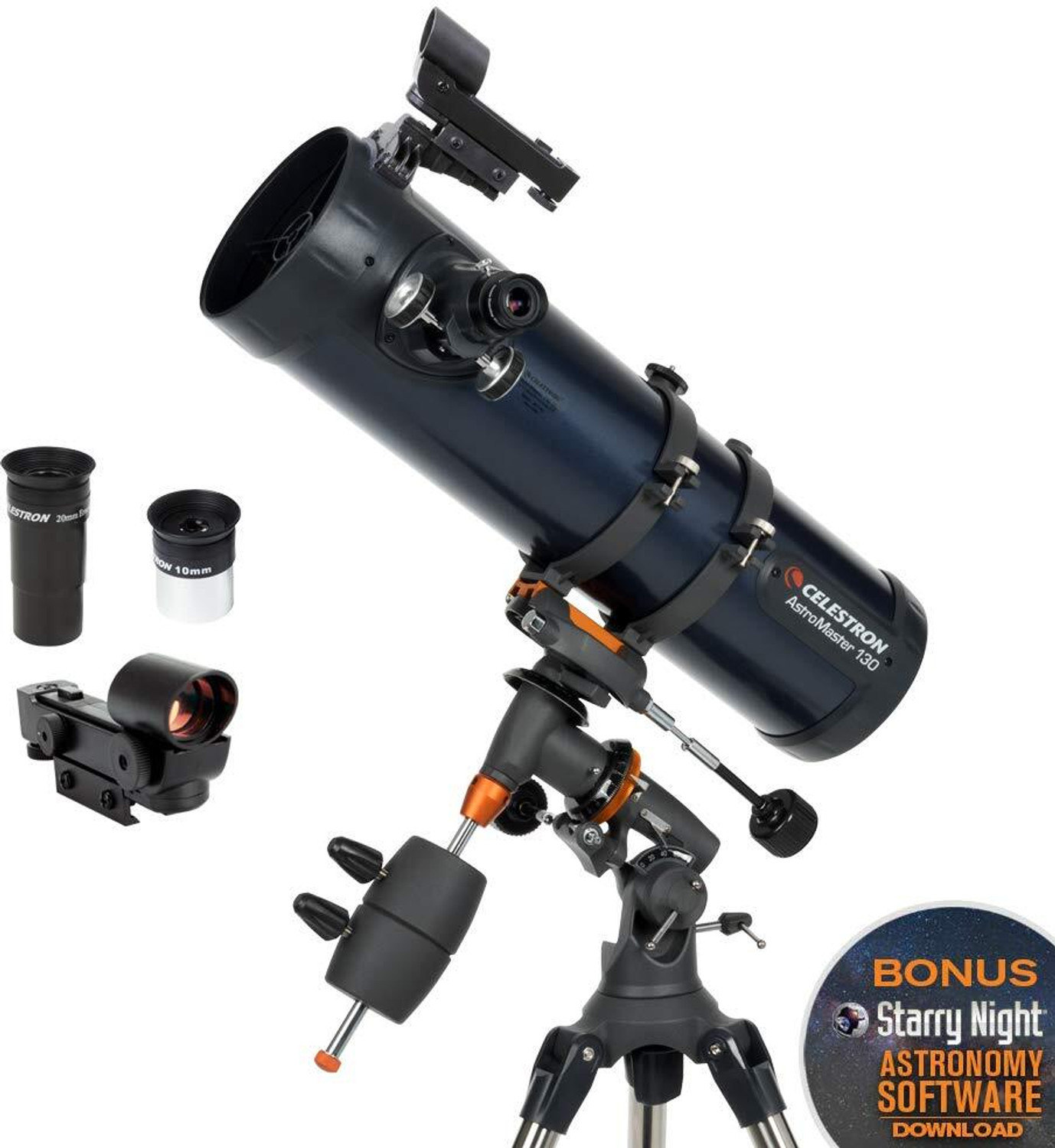 Image of CELESTRON AstroMaster 130EQ Reflecting Telescope
