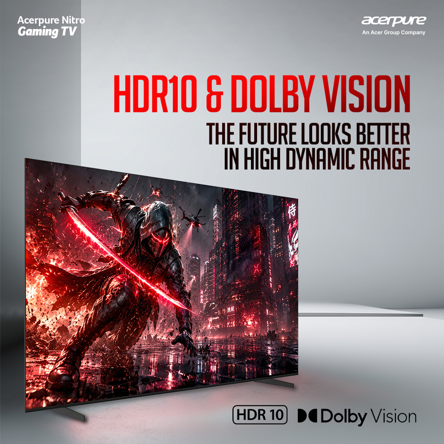 Image of acerpure NITRO 215 cm (85 inch) QLED Ultra HD (4K) Smart Google TV