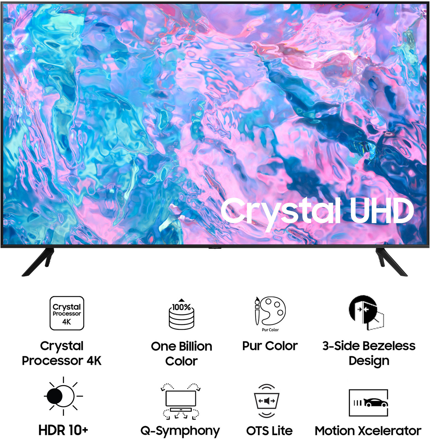 Image of Samsung Crystal 4K iSmart Series 108 cm (43 inch) Ultra HD (4K) LED Smart Tizen TV with Crystal Processor 4K | PurColor | One Billion Color | HDR 10+ Support | TV Key | Triple Protection | ConnectShare | SmartThings App Support | Knox Security