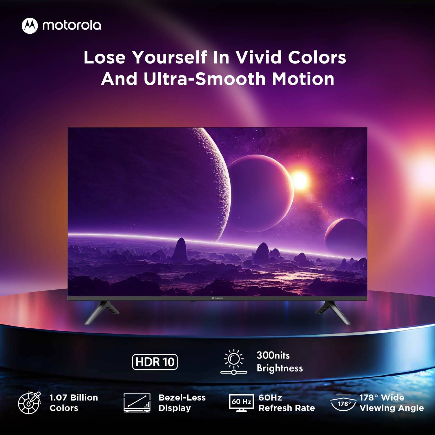 Motorola 43 inch QLED 4K Smart Google TV 2025 - Image 5