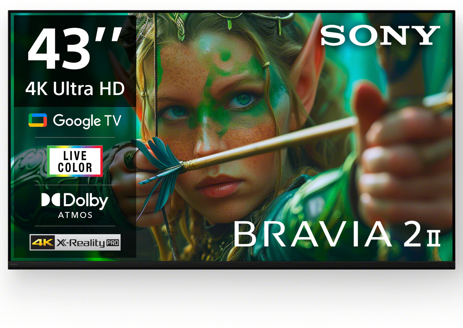 Image of SONY BRAVIA 2 II 108 cm (43 inch) Ultra HD (4K) LED Smart Google TV