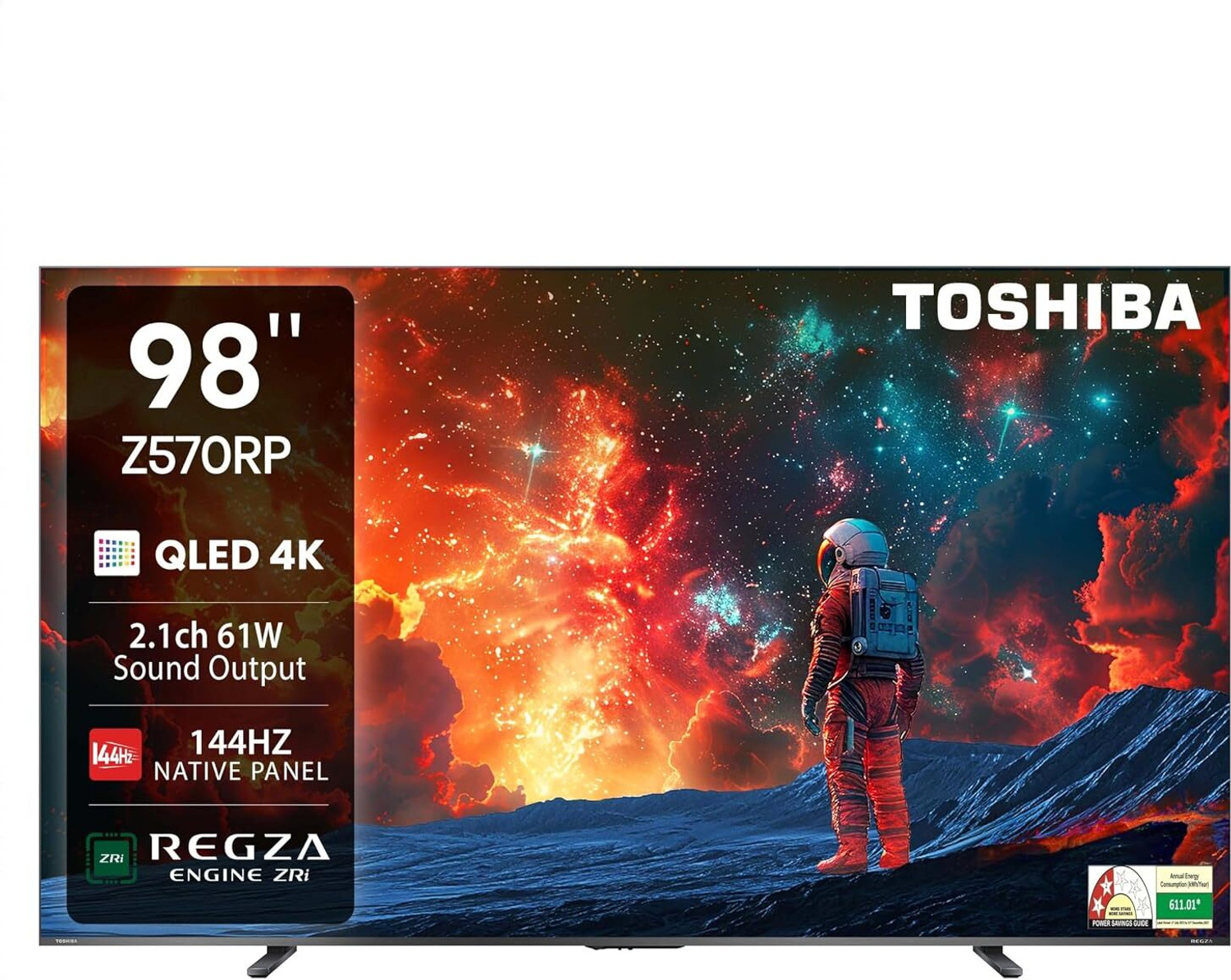 Image of TOSHIBA Z570RP 247.5 cm (98 inch) QLED Ultra HD (4K) Smart VIDAA TV