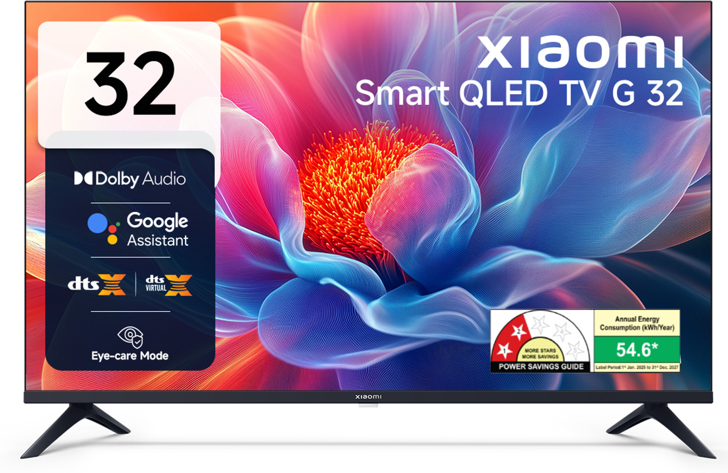 XIAOMI G Series 80 cm (32 inch) QLED HD Ready Smart Google TV with