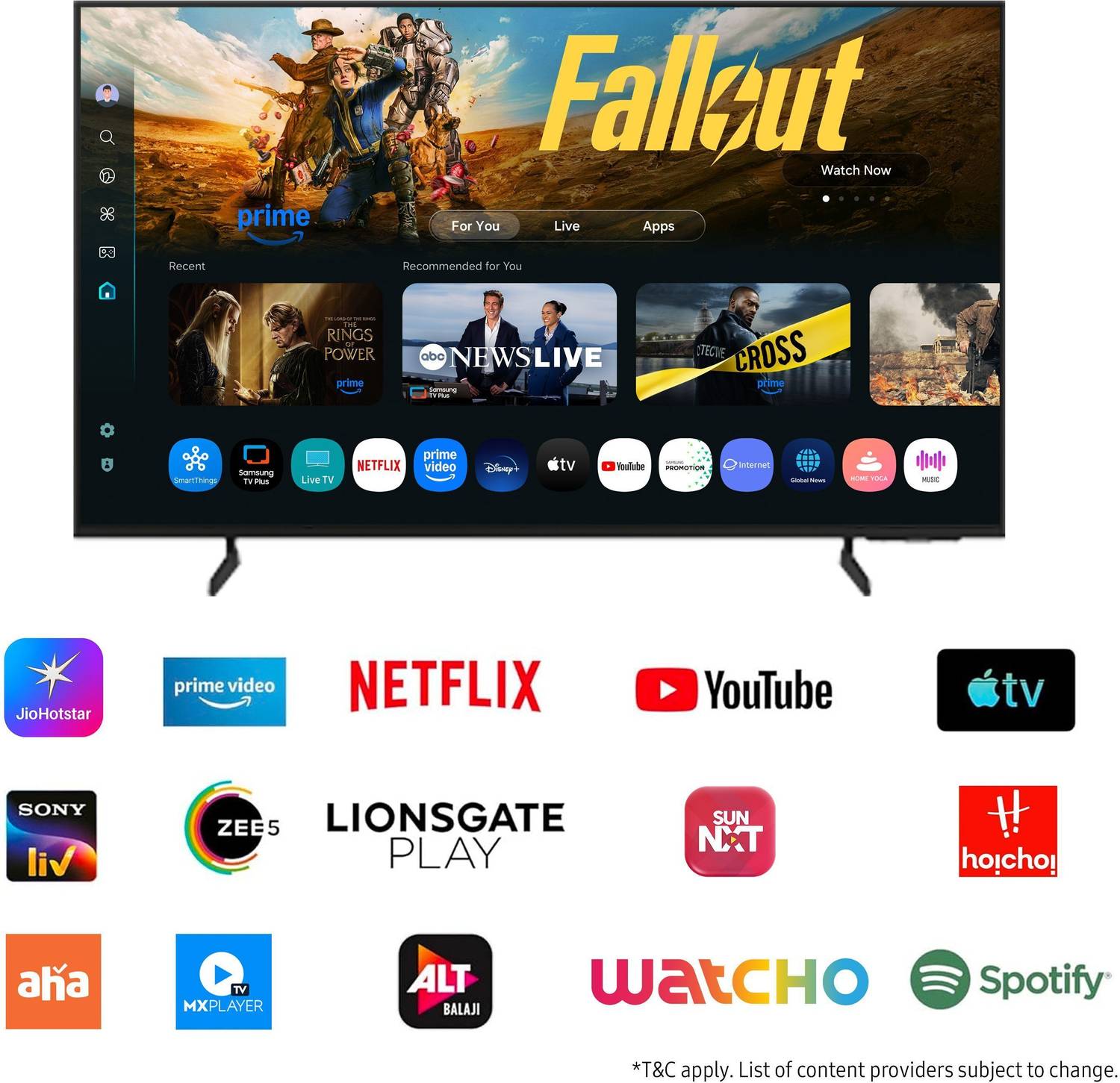 Samsung 55 inch Crystal 4K Ultra HD LED Smart TV - Image 3