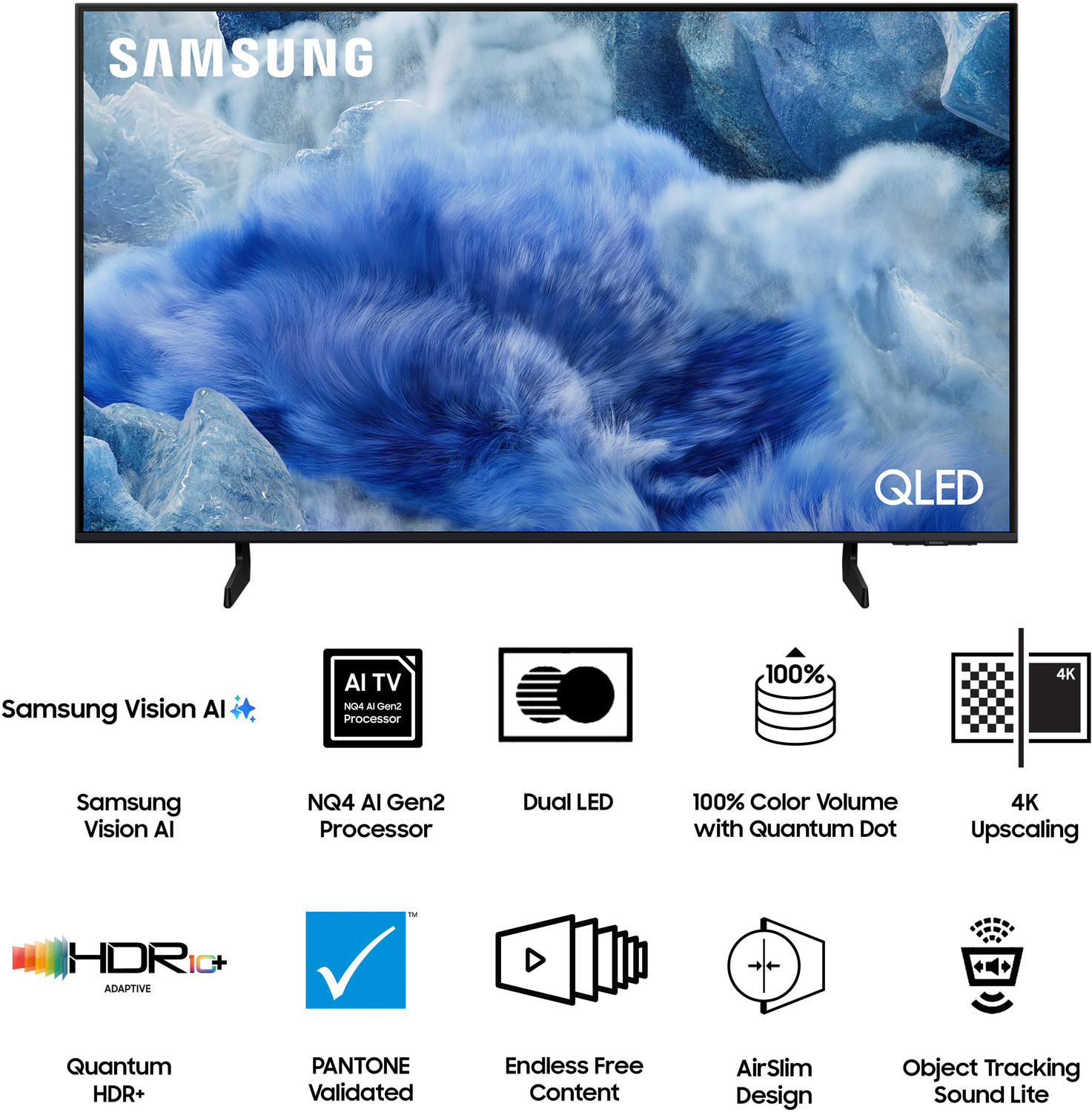 Image of Samsung 163 cm (65 inch) QLED Ultra HD (4K) Smart Tizen TV