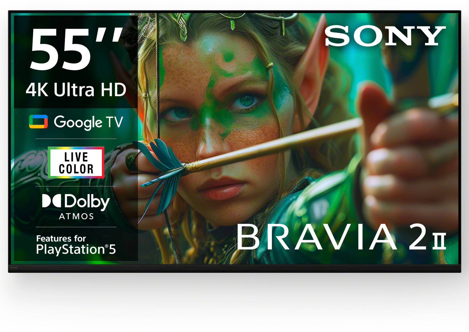 Sony 138.8 cm (55 inch) Ultra HD (4K) LED Smart Google TV (K-55S2