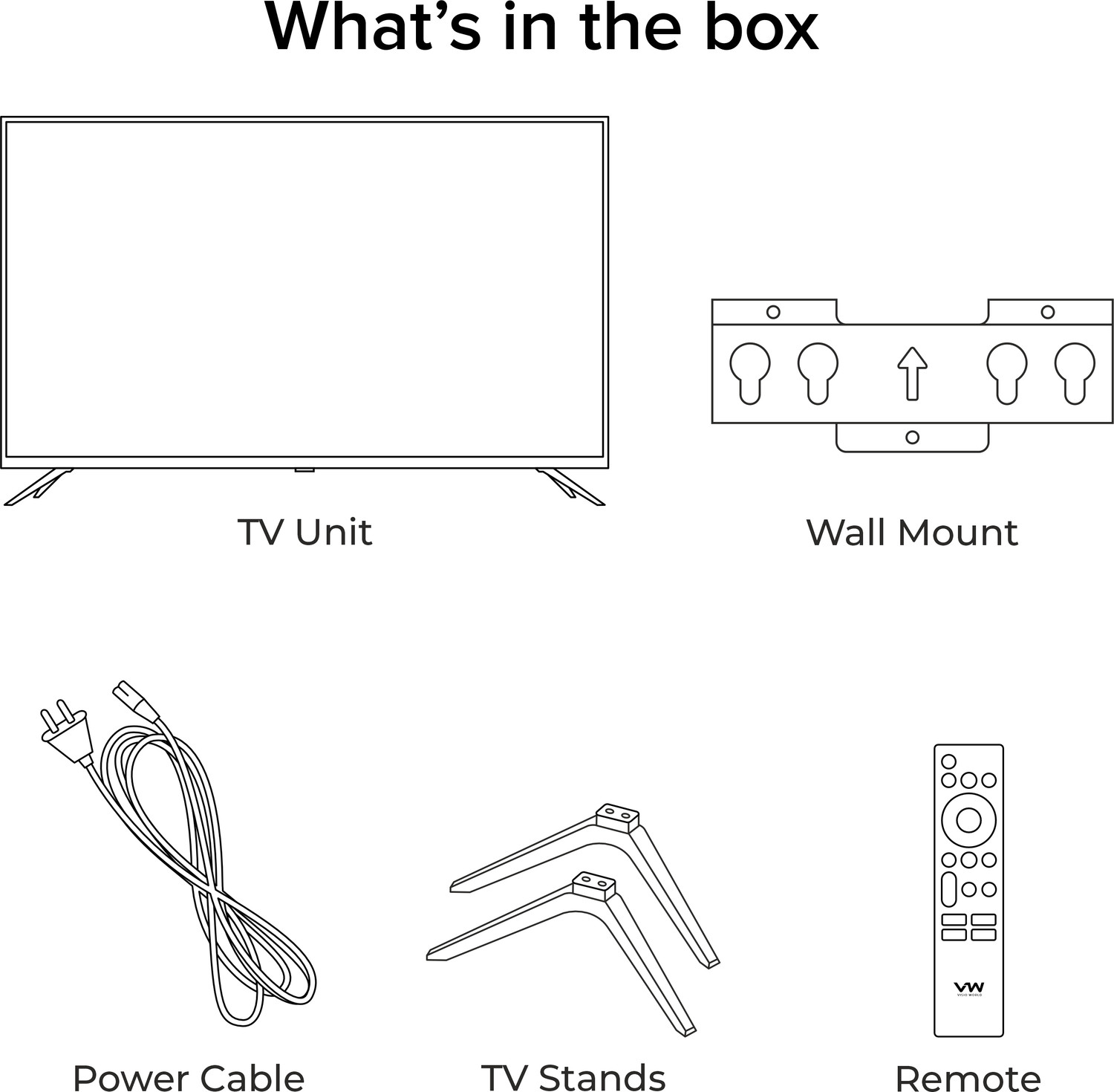 Image of VW 109 cm (43 inch) QLED Full HD Smart Google TV