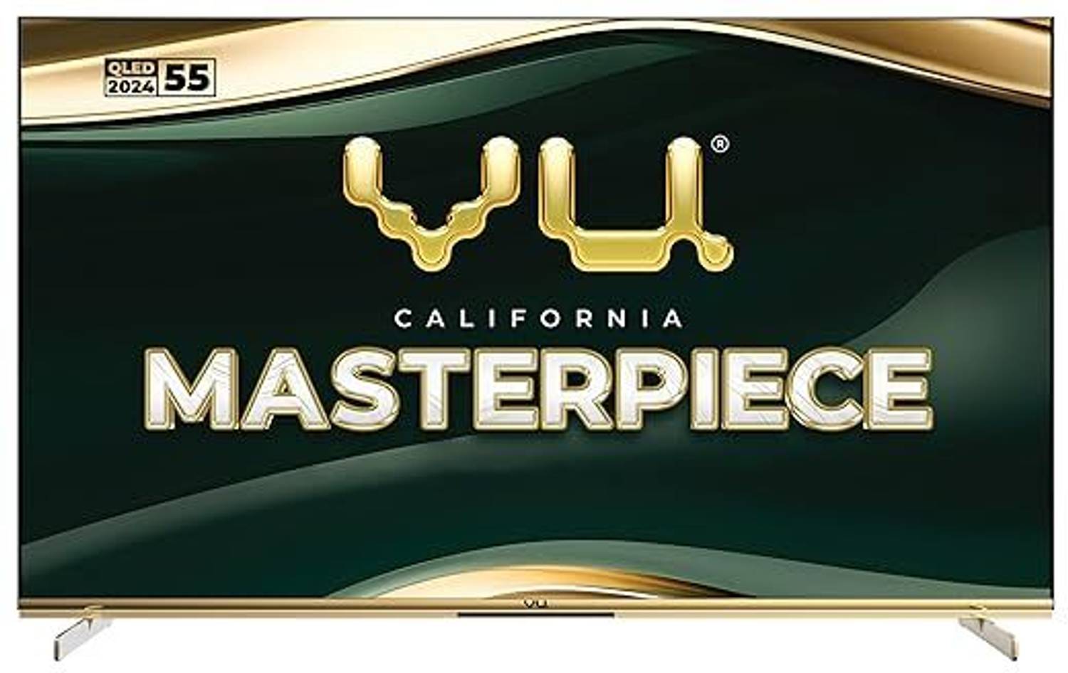 Vu 2025 Frame Series 139 cm (55 inch) QLED Ultra HD (4K) Smart Go