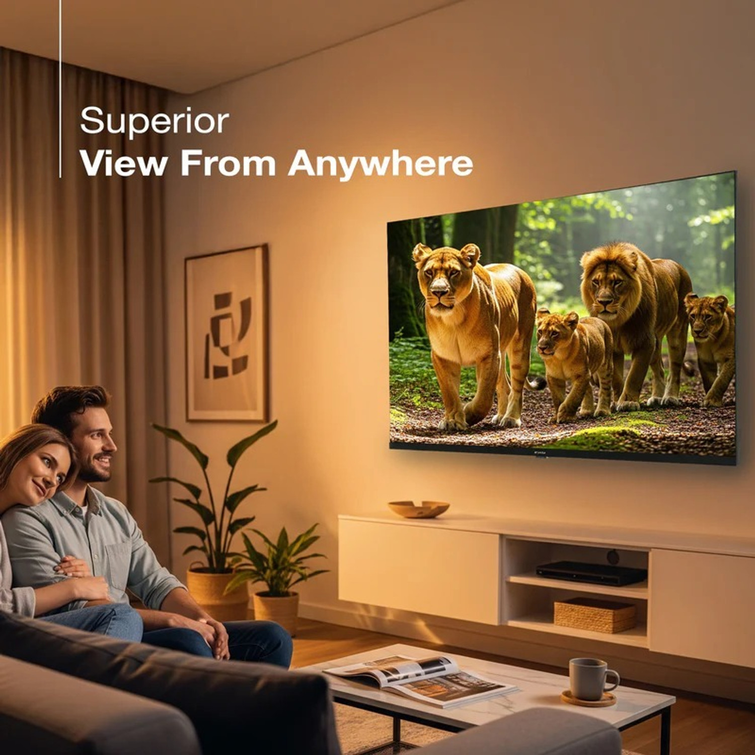 Image of Sansui 109 cm (43 inch) Full HD LED Smart Google TV with Dolby Audio, Surround Sound, Box Speaker, HDR10, Google Assistant, Google 5.0