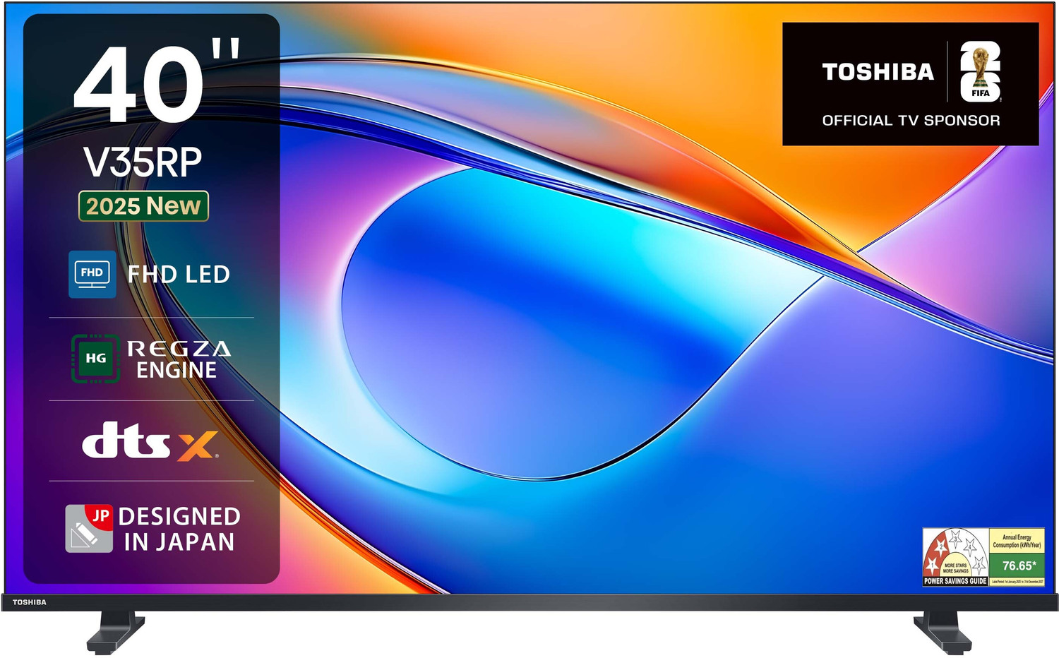 Image of TOSHIBA 40V35RP 100 cm (40 inch) Full HD LED Smart VIDAA TV with Dolby Audio| Dts X| REGZA Engine