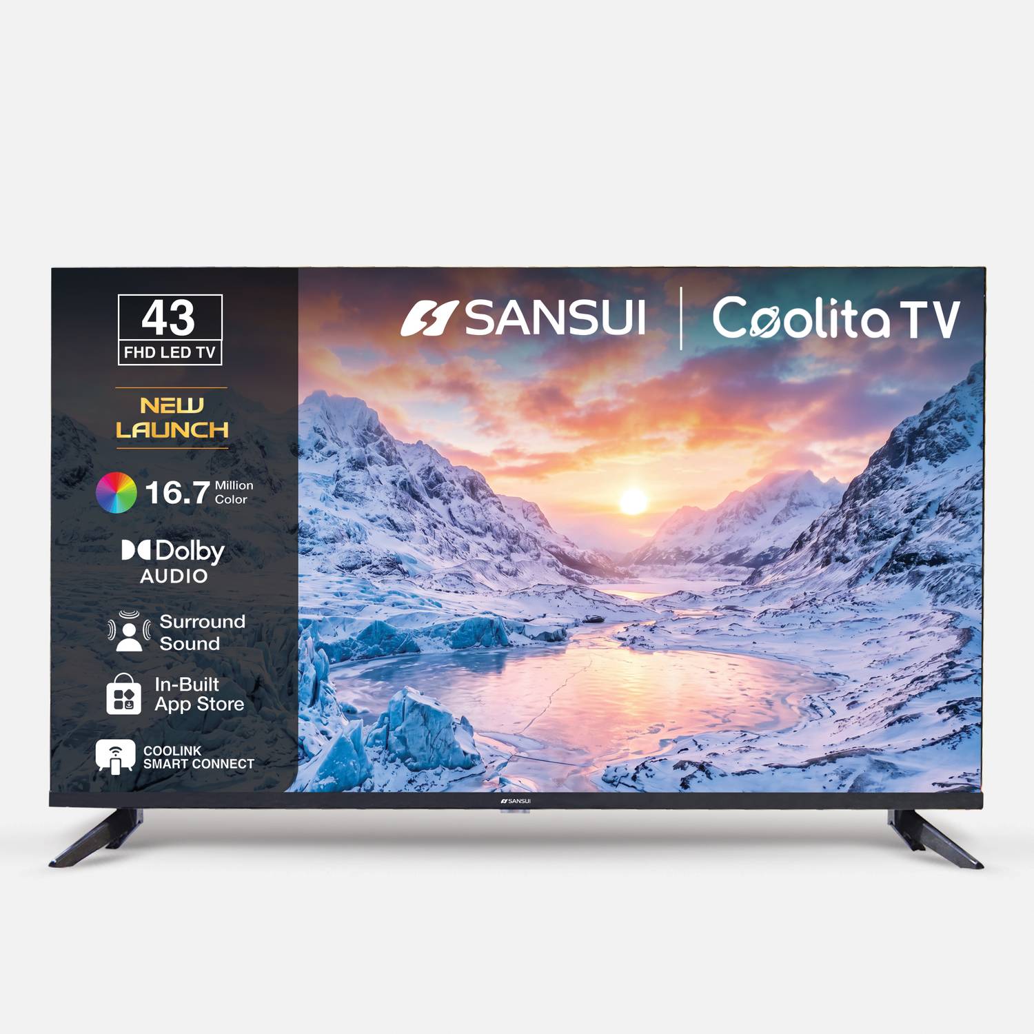 Sansui 109 cm (43 inch) Full HD LED Smart Coolita TV price history chart and lowest price