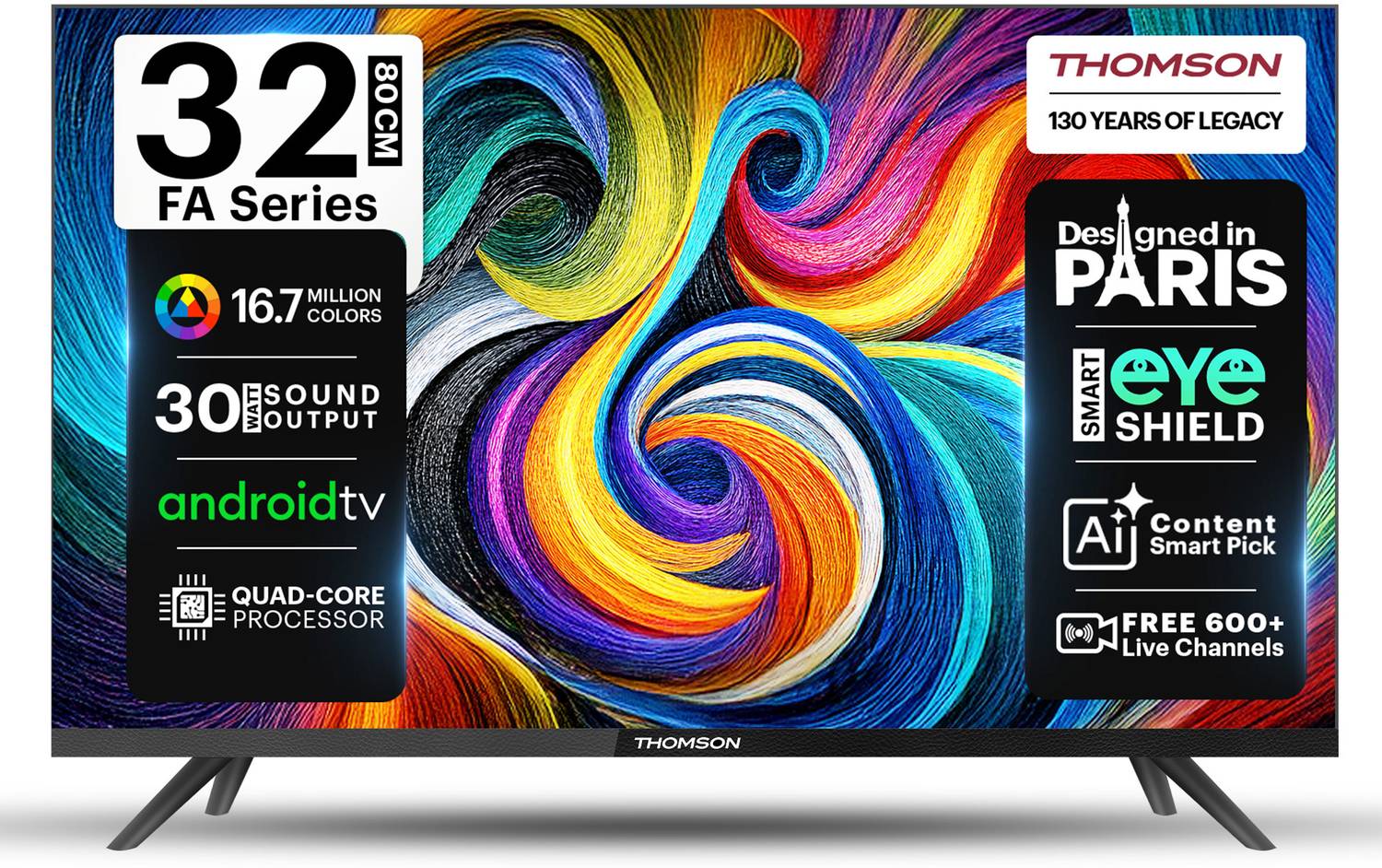 Thomson 32 inch HD Ready LED Smart Android TV - Image 1
