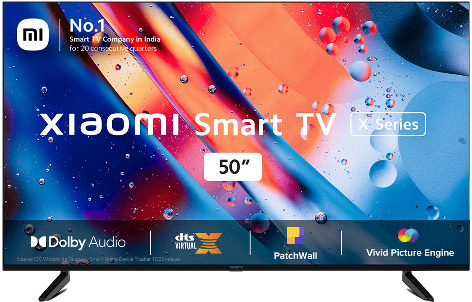 XIAOMI X Series 125 cm (50 inch) Ultra HD (4K) LED Smart Android TV with 4K Dolby Vision | HDR10 | HLG | Dolby Audio | DTS: Virtual X | DTS-HD |Vivid Picture Engine