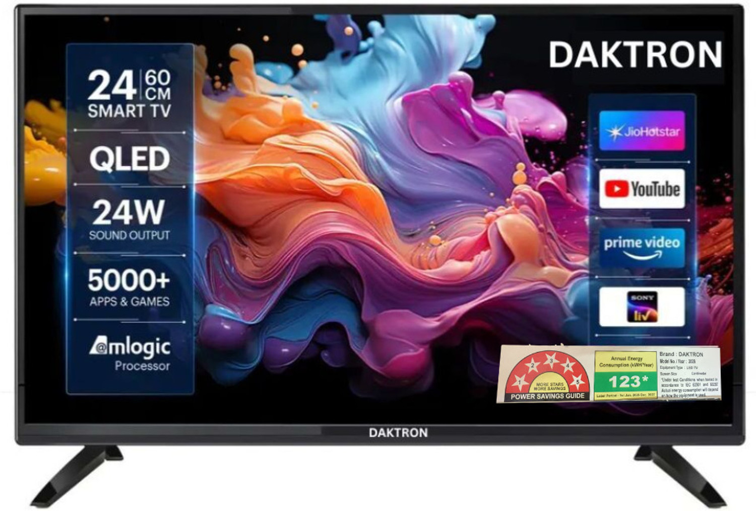 Image of DAKTRON Smart TV 60 cm (24 inch) Full HD LED Smart WebOS TV 2026 Edition with Smart TV